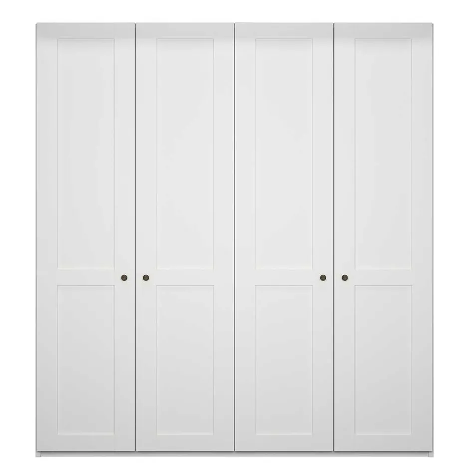Drehtürenschränke|Kleiderschränke*Pharao24 Weißer Schlafzimmerschrank Tudana