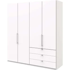 Pharao24 Weißer Schlaufraumschrank Emiliano> Jugendkleiderschrank