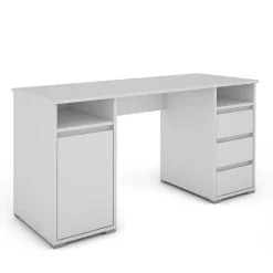 Computertische|Jugendschreibtische*Pharao24 Weißer Schreibtisch Nagati