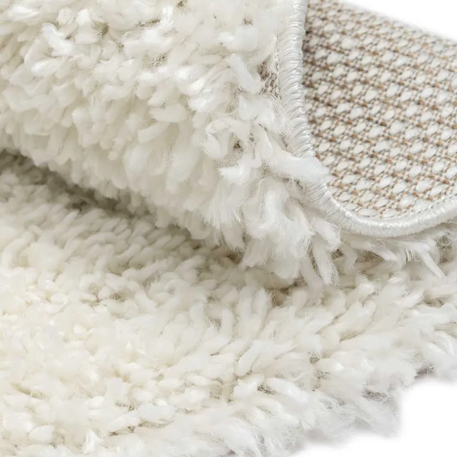 Pharao24 Weißer Shaggy Teppich Exmonda> Teppiche