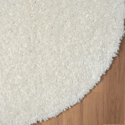 Pharao24 Weißer Shaggy Teppich Exmonda><noscript><img width=