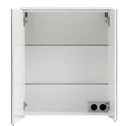 Spiegelschränke|Badezimmerschränke*Pharao24 Weißer Spiegelschrank Inabaros