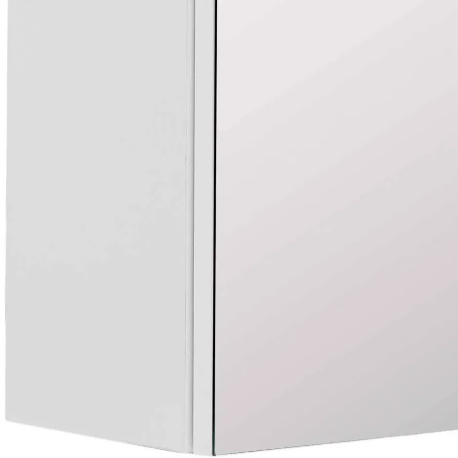 Spiegelschränke|Badezimmerschränke*Pharao24 Weißer Spiegelschrank Inabaros