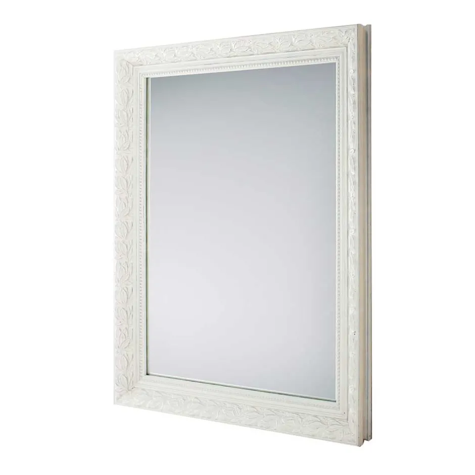 Pharao24 Weißer Wandspiegel Palace> Wandspiegel|Schlafzimmerspiegel
