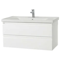 Waschbeckenunterschränke|Bad Unterschränke*Pharao24 Weißer Waschbeckenschrank Valtte