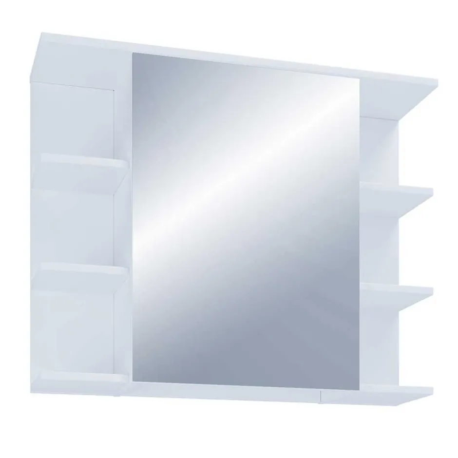 Pharao24 Weißes Badmöbel Set Vimalta> Badmöbel Sets