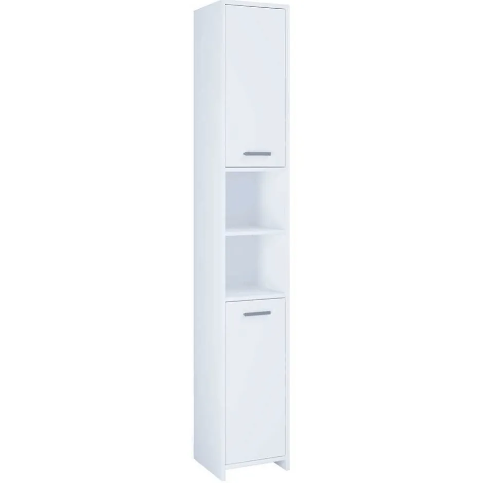 Pharao24 Weißes Badmöbel Set Vimalta> Badmöbel Sets