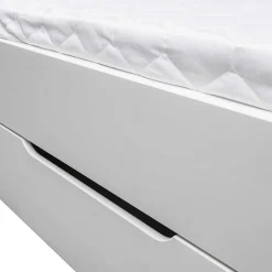 Massivholzbetten|Funktionsbetten*Pharao24 Weißes Bett Vomano