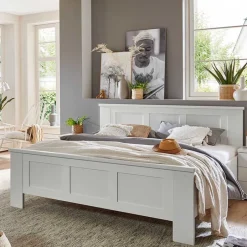 Pharao24 Weißes Doppelbett Tudana><noscript><img width=