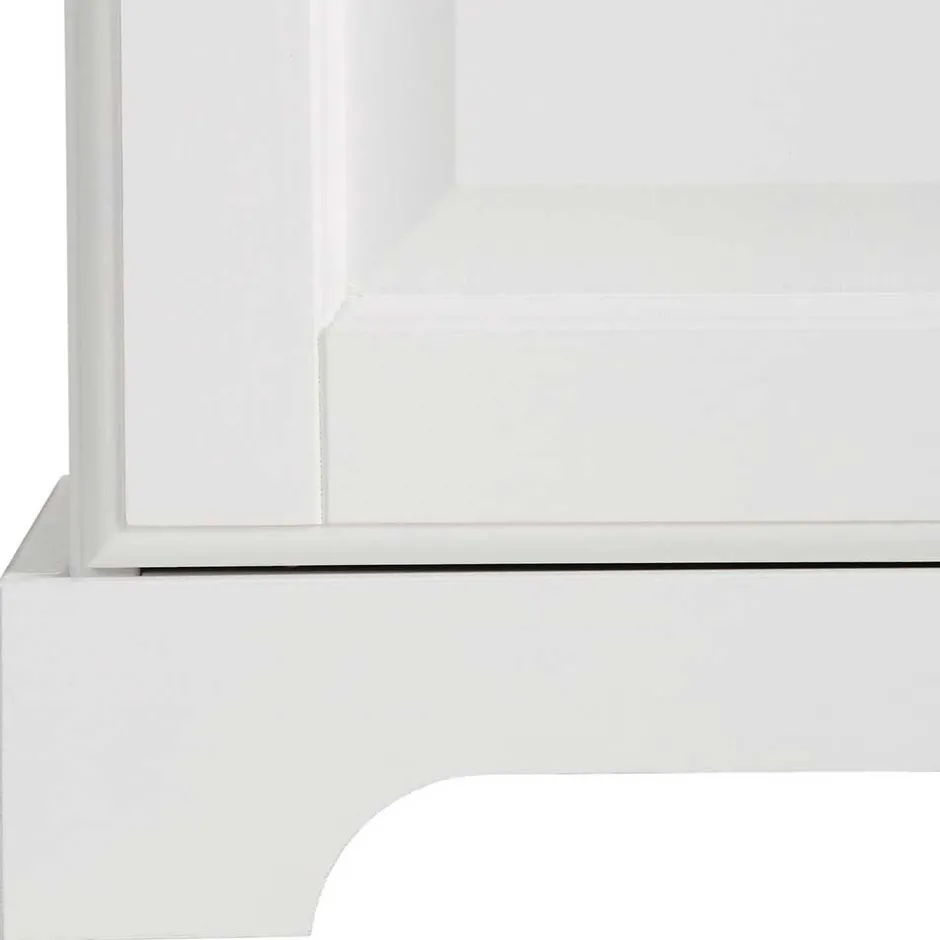 Massivholzmöbel|Küchenkommode*Pharao24 Weißes Sideboard Henjov