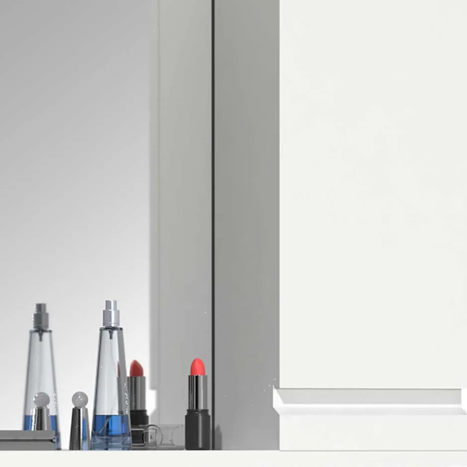 Badmöbel Sets*Pharao24 Weißes Waschplatz Set Valtte