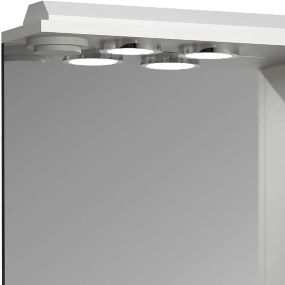 Badmöbel Sets*Pharao24 Weißes Waschplatz Set Valtte