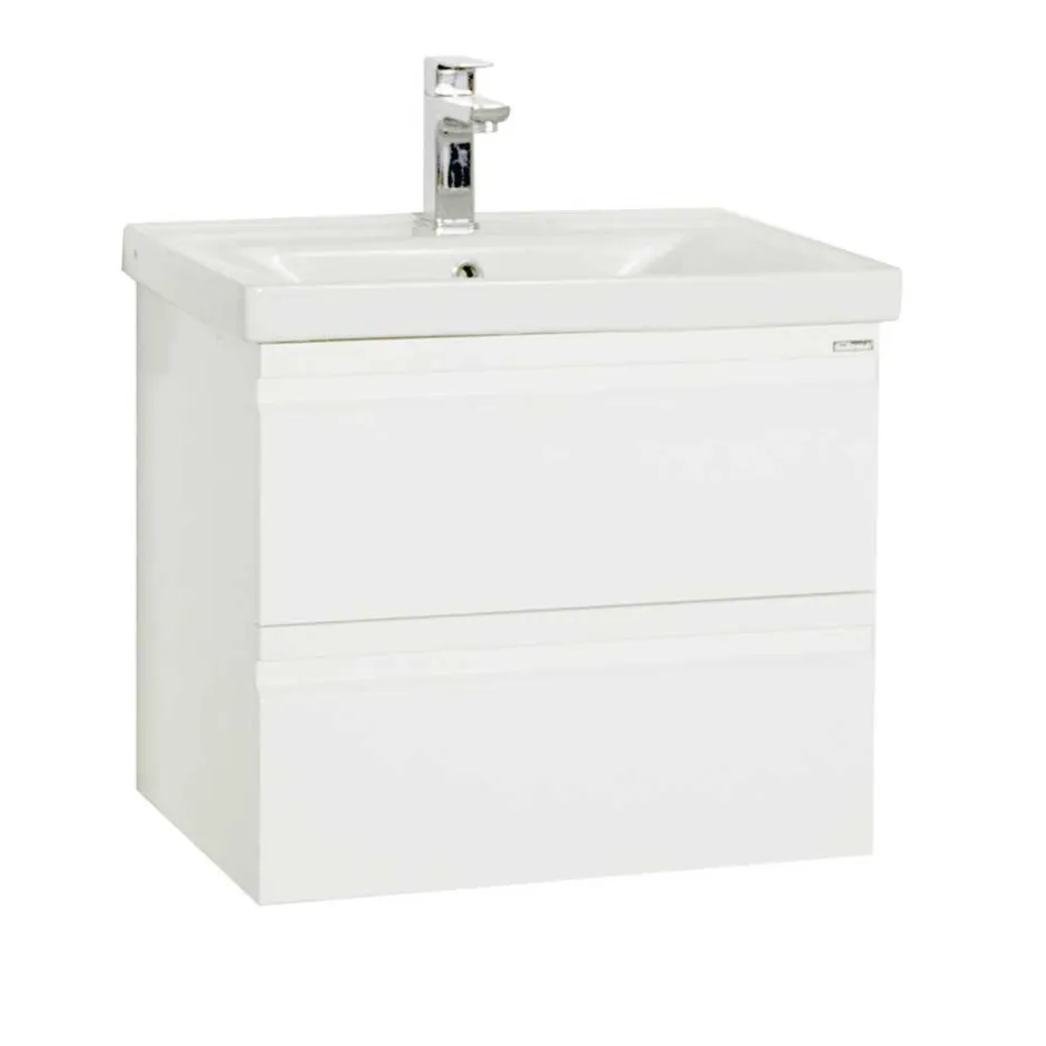 Badmöbel Sets*Pharao24 Weißes Waschplatz Set Valtte
