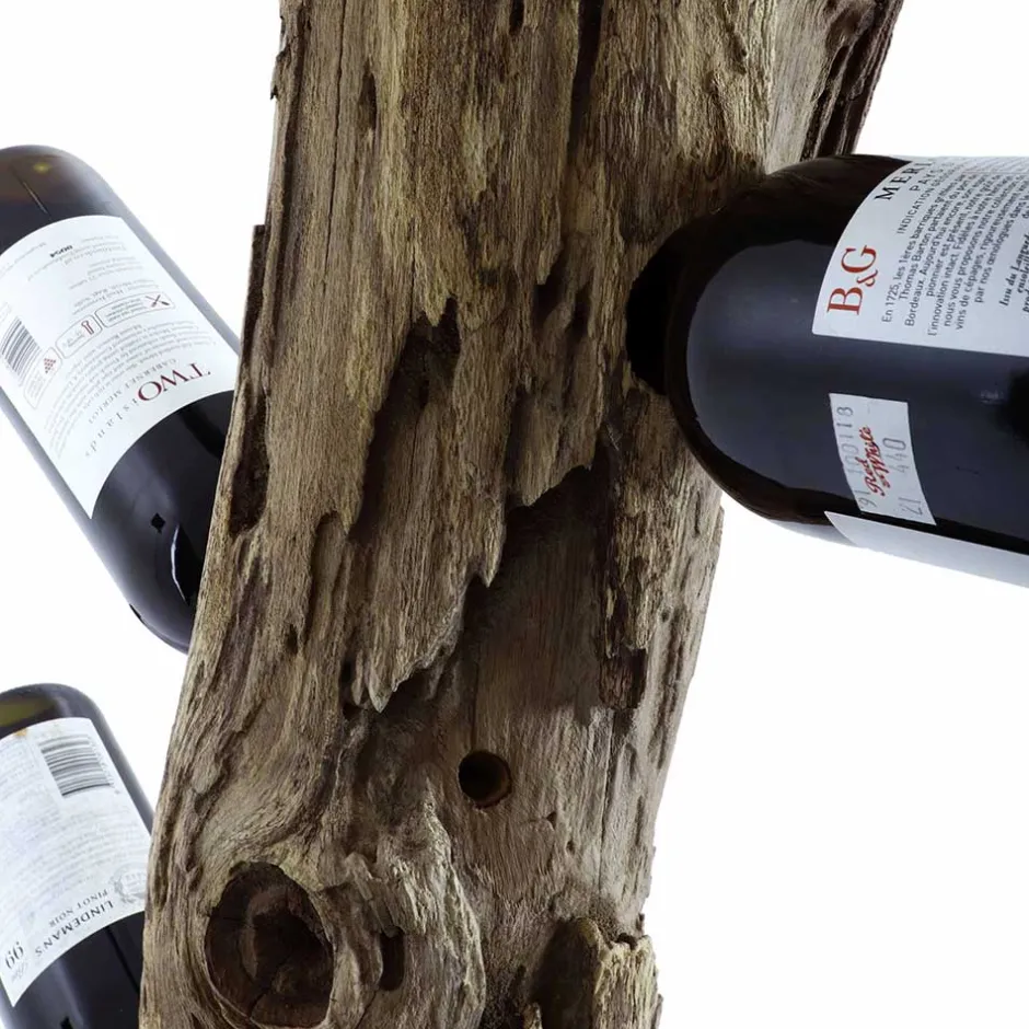 Massivholzregale|Standregale*Pharao24 Weinflaschenhalter Koropi