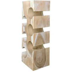 Flaschenregale|Massivholzregale*Pharao24 Weinregal Evarelda