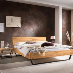 Massivholzbetten*Pharao24 Wildbuche Doppelbett Ubasta