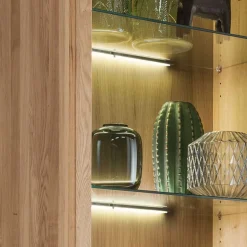 Wohnzimmerschrank|Wohnwand 350 Cm*Pharao24 Wildeiche Anbauwand Shailina