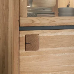 Wohnzimmerschrank|Wohnwand 350 Cm*Pharao24 Wildeiche Anbauwand Shailina