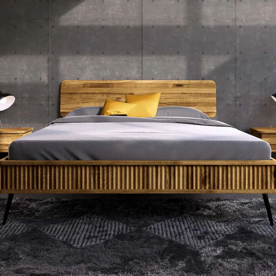 Einzelbetten|Doppelbetten*Pharao24 Wildeiche Bett Clantica