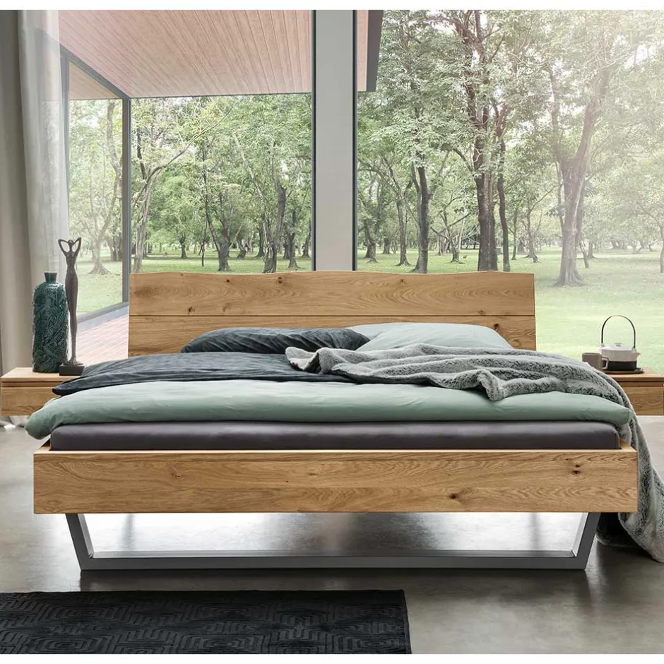 Massivholzmöbel|Komfortbetten*Pharao24 Wildeiche Bett Snaucia