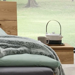 Massivholzmöbel|Komfortbetten*Pharao24 Wildeiche Bett Snaucia