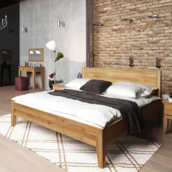 Pharao24 Wildeiche Bett Tyvoria> Massivholzmöbel|Doppelbetten