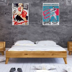 Einzelbetten|Doppelbetten*Pharao24 Wildeiche Bett Vinial