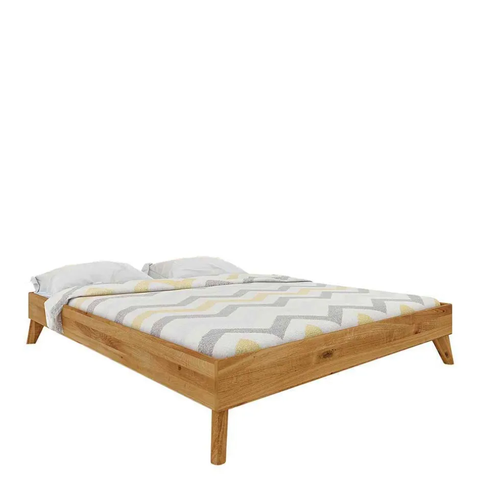 Einzelbetten|Doppelbetten*Pharao24 Wildeiche Bett Vinial