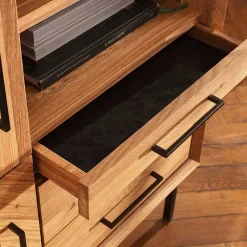 Küchenkommode|Wohnzimmerkommoden*Pharao24 Wildeiche Dielen Kommode Yalley