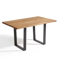 Küchentisch|Massivholztische*Pharao24 Wildeiche Esszimmertisch Flacon