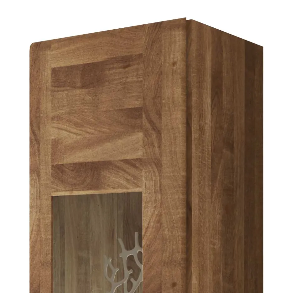 Pharao24 Wildeiche Hängevitrine Sascora> Wandvitrinen