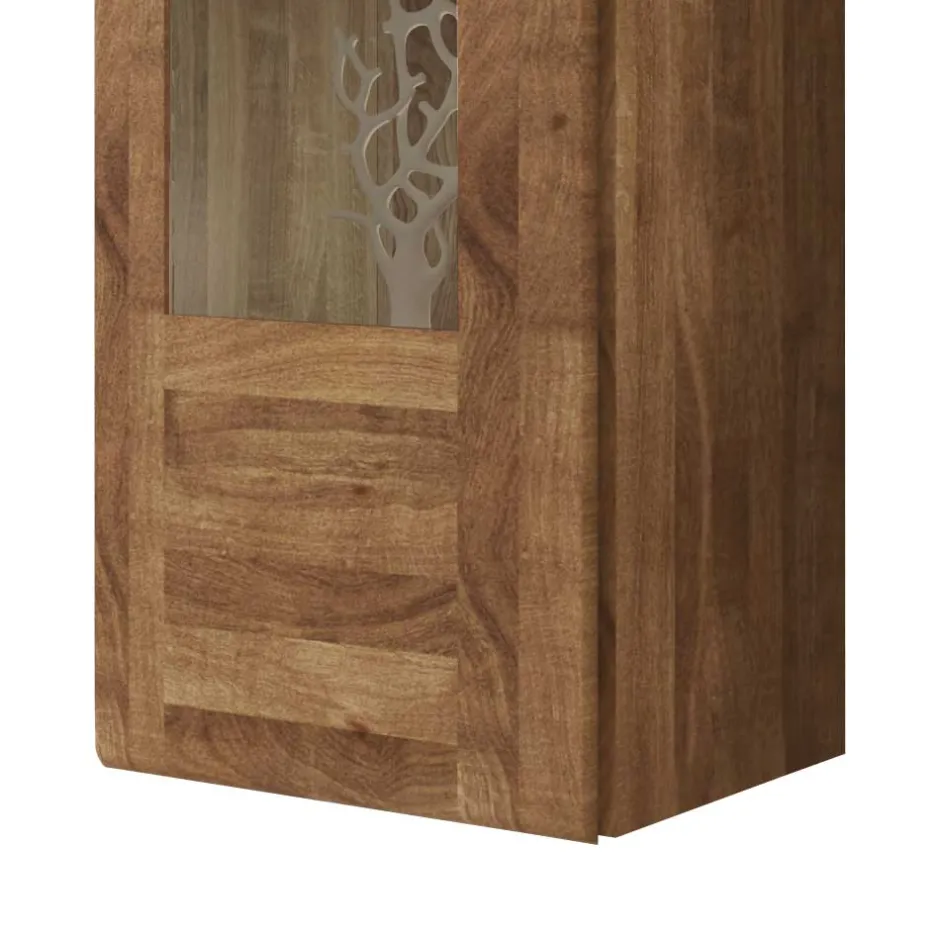 Pharao24 Wildeiche Hängevitrine Sascora> Wandvitrinen