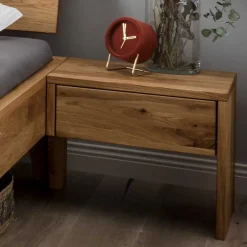 Komfortbetten|Doppelbetten*Pharao24 Wildeiche Holzbett Snaucia