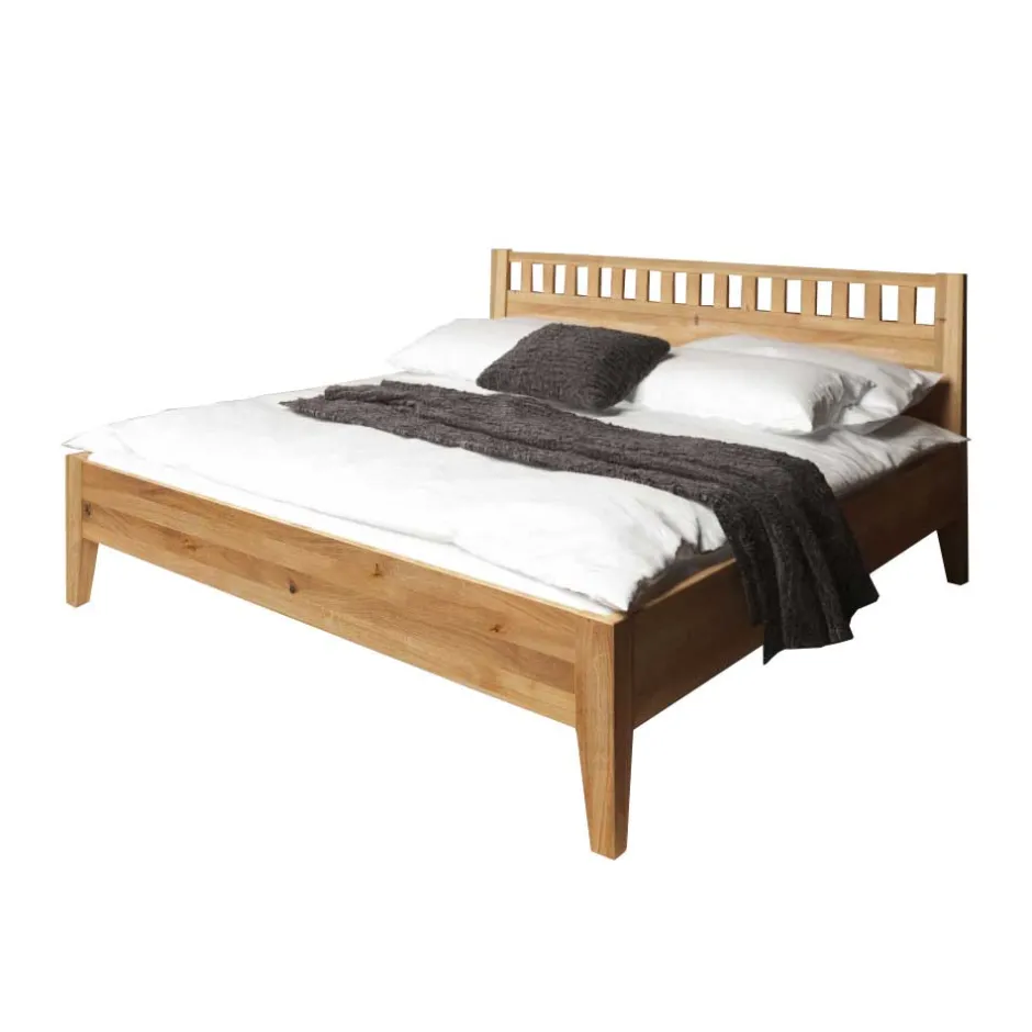 Pharao24 Wildeiche Holzbett Tyvoria> Einzelbetten|Doppelbetten