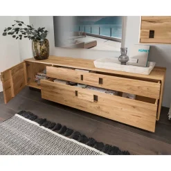 Pharao24 Wildeiche Lowboard Seldran><noscript><img width=