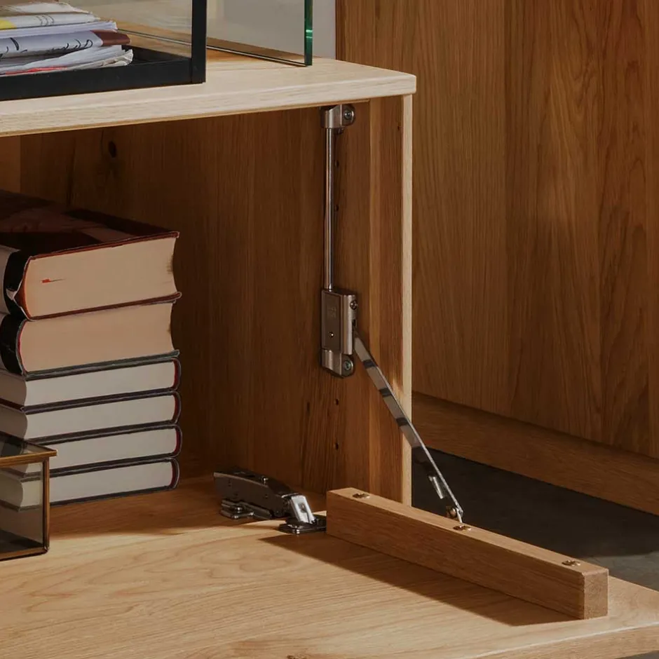 Massivholz Tv Möbel|Fernsehtische*Pharao24 Wildeiche massiv Lowboard Onitos