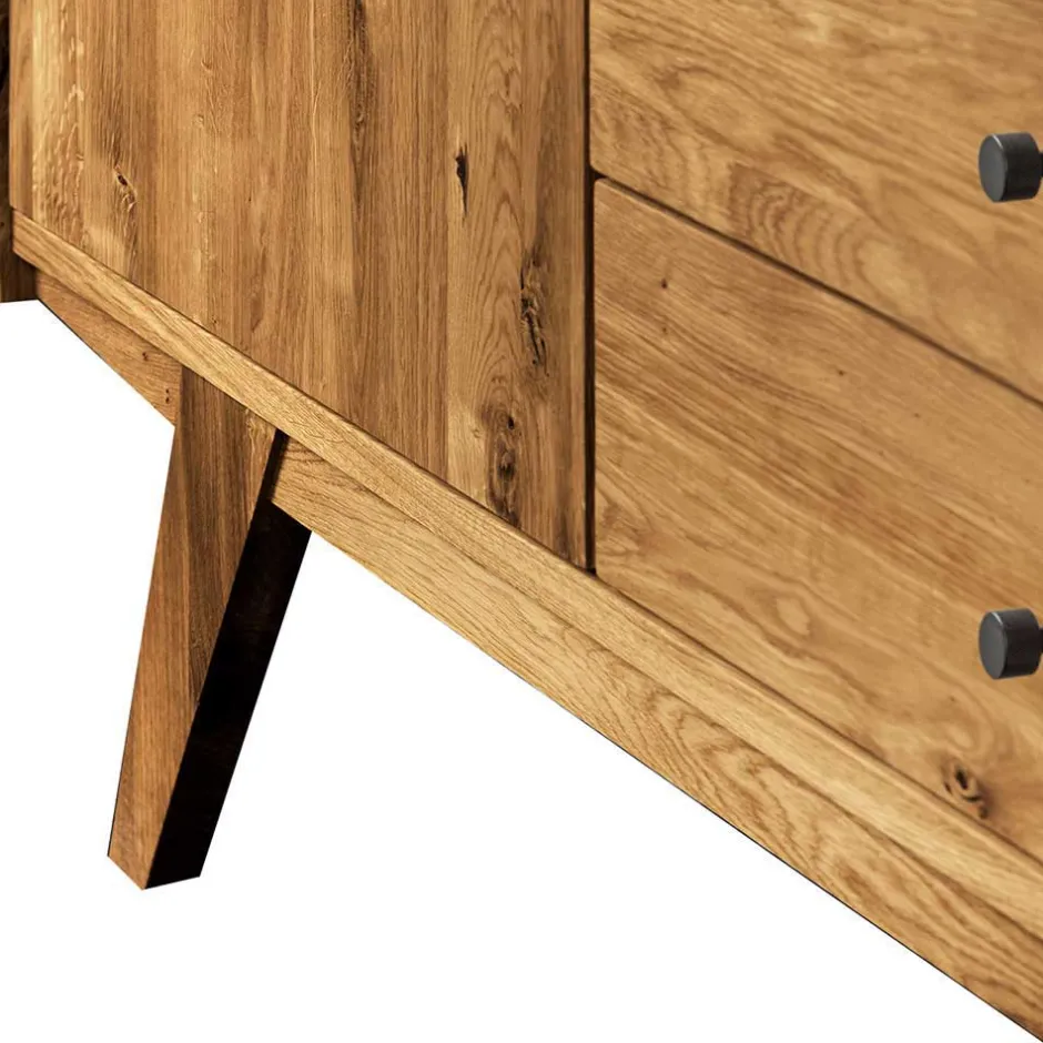 Pharao24 Wildeiche Sideboard Carilla> Massivholzmöbel|Küchenkommode