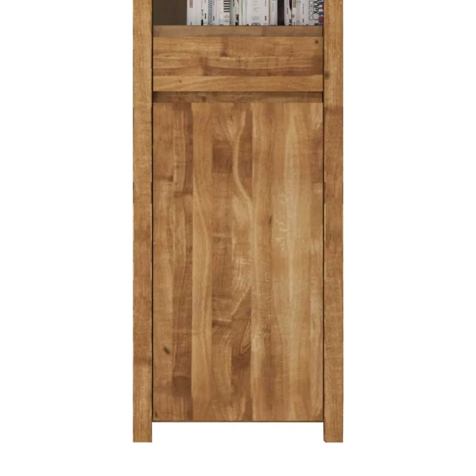 Stauraumvitrinen*Pharao24 Wildeiche Vitrine Rameira