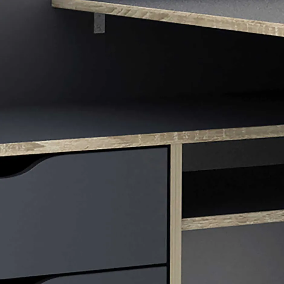 Computertische|Jugendschreibtische*Pharao24 Winkelschreibtisch Enorica