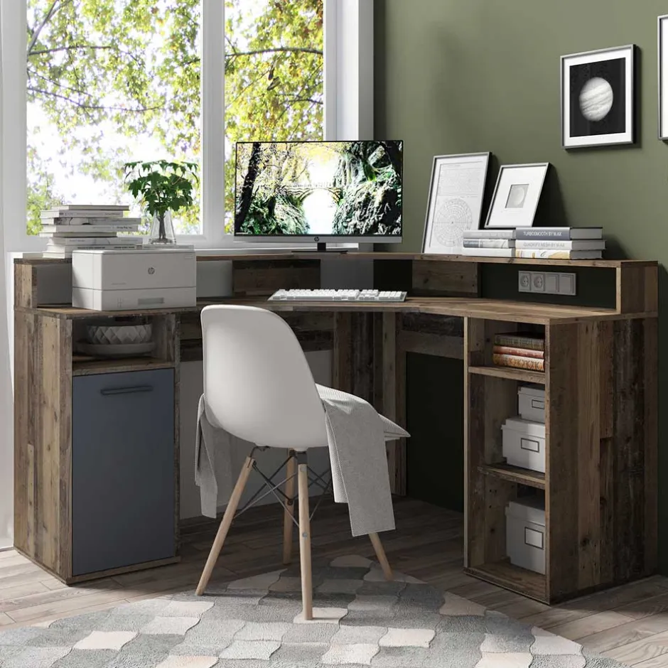 Schreibtische*Pharao24 Winkelschreibtisch Semian