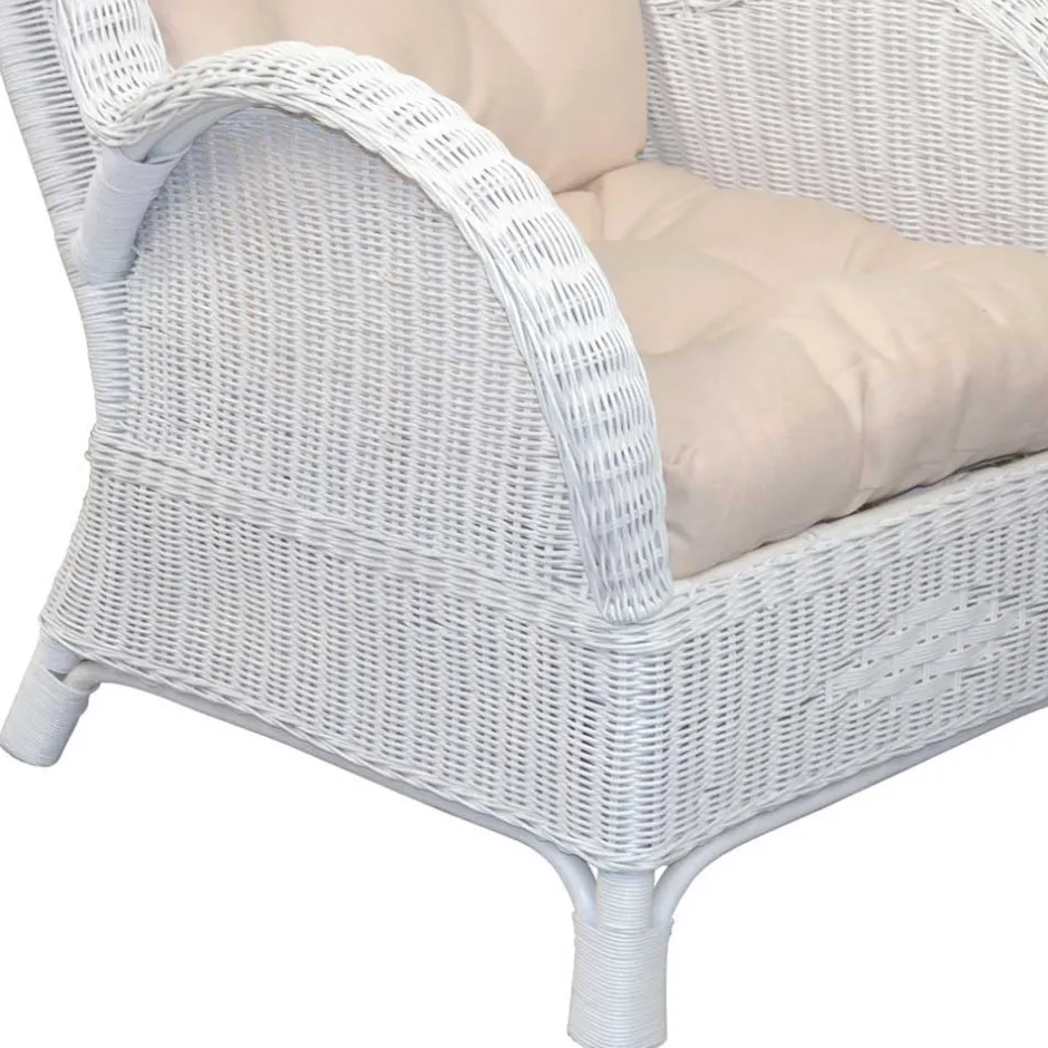 Polstermöbel|Wohnzimmer Sessel*Pharao24 Wintergarten Sessel mit Hocker Lively