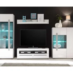 Pharao24 Wohnkombination Bistian> Wohnzimmerschrank|Wohnwand 300 Cm