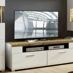 Wohnwand 300 Cm|Moderne Wohnwände*Pharao24 Wohnkombination Drucana