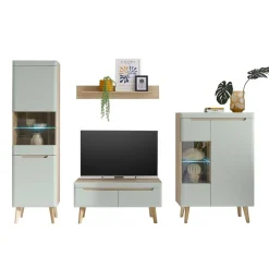 Wohnwand 250 Cm*Pharao24 Wohnwand Casmas