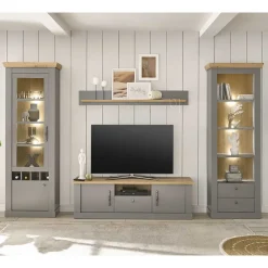 Wohnwand 300 Cm*Pharao24 Wohnwand Cellossa