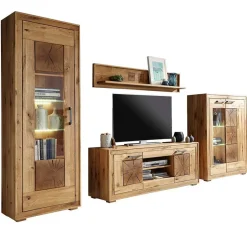 Wohnzimmerschrank|Wohnwand 300 Cm*Pharao24 Wohnwand Cranados