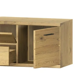 Moderne Wohnwände|Wohnwand 300 Cm*Pharao24 Wohnwand Echtholz Ostoro