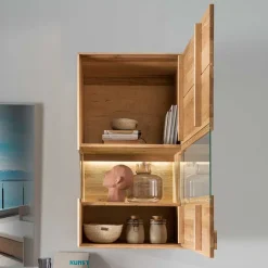 Moderne Wohnwände|Wohnwand 250 Cm*Pharao24 Wohnwand Echtholz Seldran