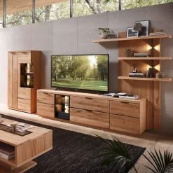 Pharao24 Wohnwand Emly> Wohnwand 300 Cm|Moderne Wohnwände