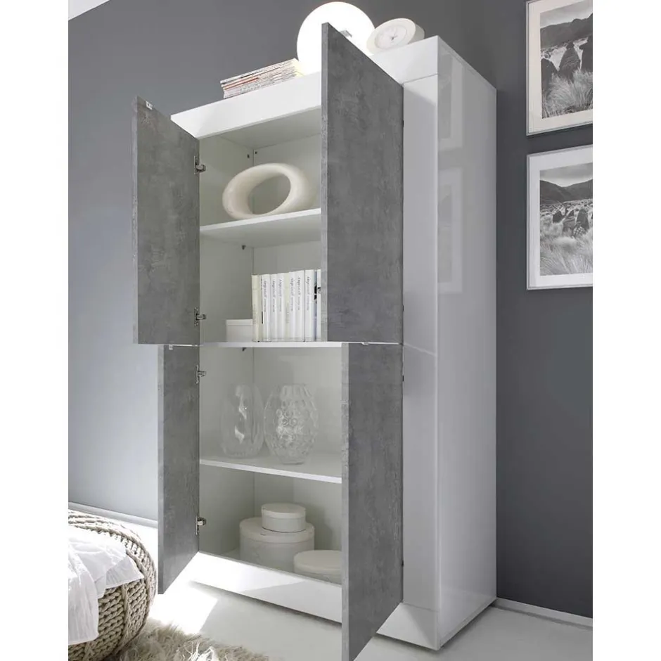 Wohnwand 350 Cm|Moderne Wohnwände*Pharao24 Wohnwand Endion